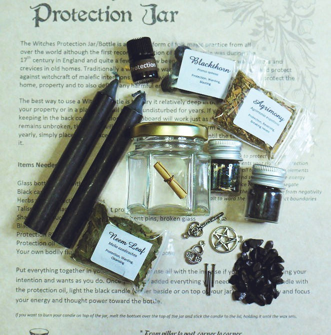 Protection Jar Spell Kit
